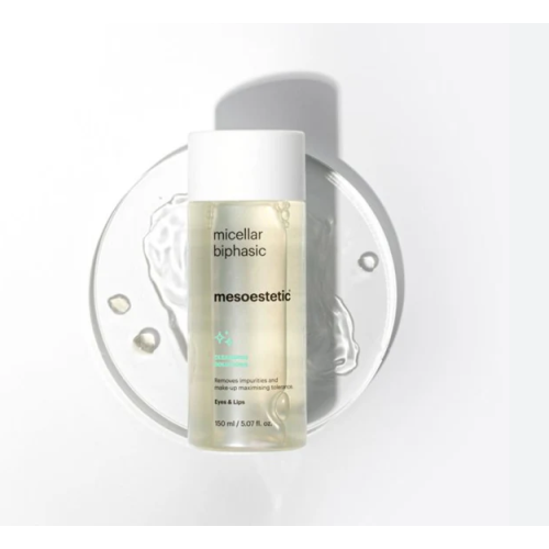 Двуфазен мицеларен дегримьор за очи и устни Mesoestetic Micellar Biphasic, 150 мл.