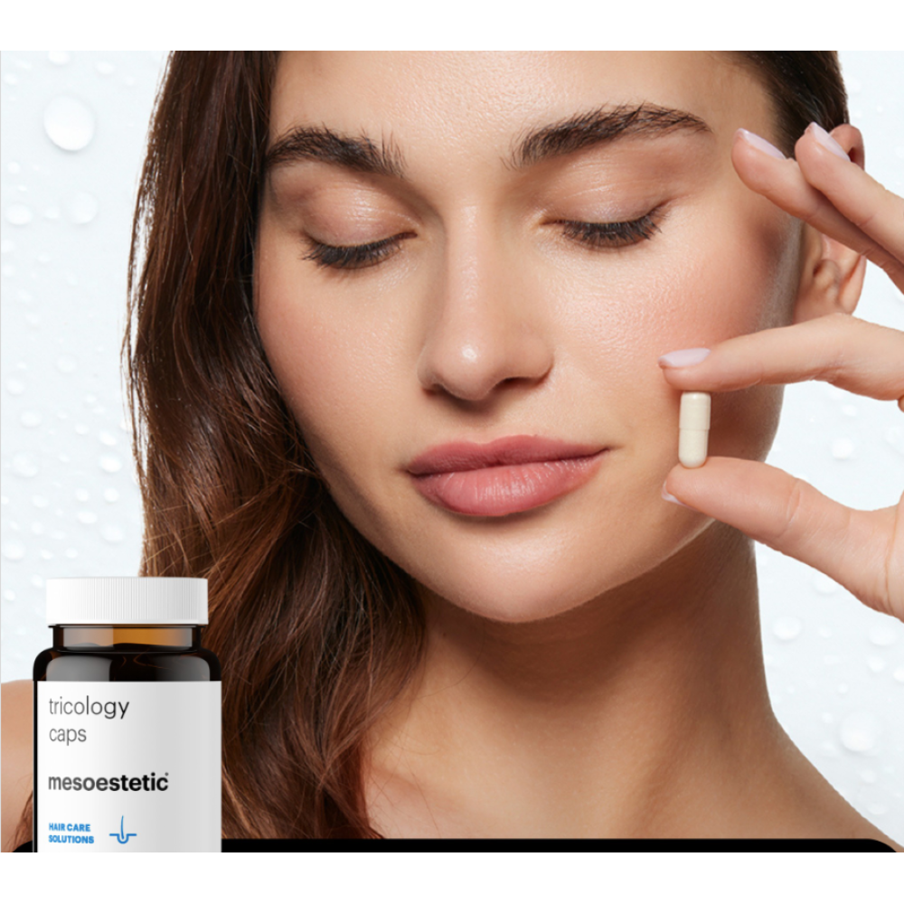 Mesoestetic Tricology Caps - Хранителна добавка против косопад, 60 бр.