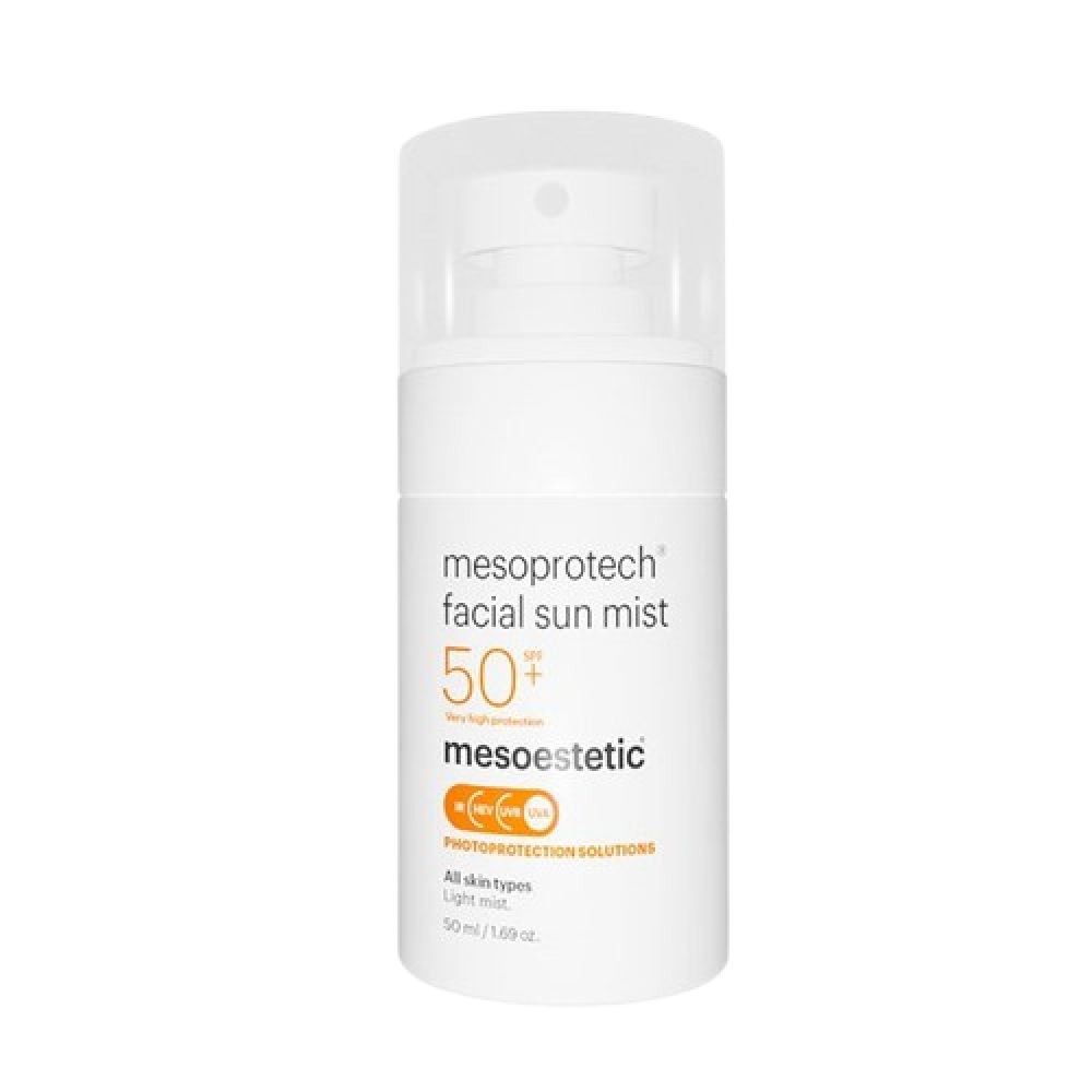 Слънцезащитен спрей за лице Mesoestetic mesoprotech® facial sun mist SPF 50+, 50 мл