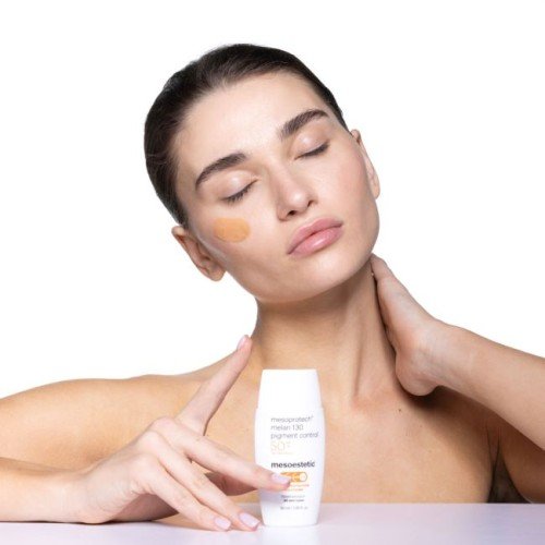 Mesoestetic Melan 130 Pigment Control - Слънцезащитен крем срещу пигментни петна, 50 мл