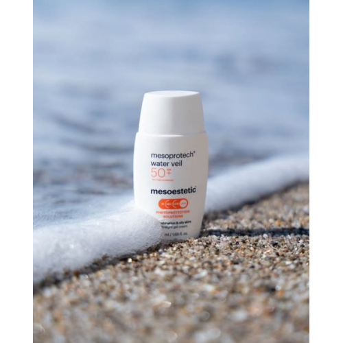 Mesoestetic mesoprotech® water veil SPF 50+ Слънцезащитен флуид за нормална и комбинирана кожа, 50 мл